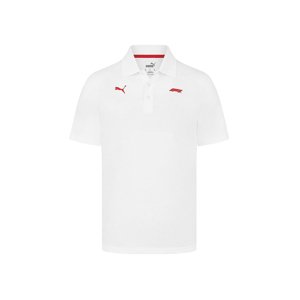 Formule 1 polokošeľa Small Logo white 2024