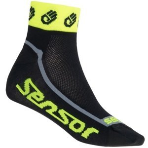 Ponožky SENSOR Race Lite Ručičky reflex žlté - veľ. 3-5