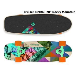 Skateboard STREET SURFING Cruiser Kicktail 28'' Rocky Mountain