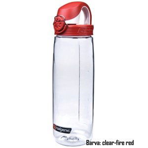 Nalgene OTF 650ml - clear-red