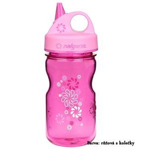 Fľaša NALGENE Kids Grip'n Gulp 0,350 l - Pink Wheels