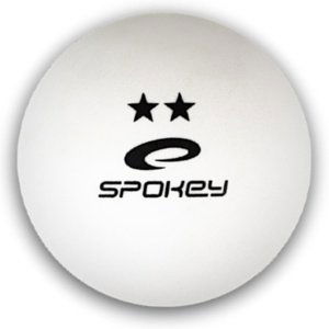 Loptičky na stolný tenis SPOKEY Skilled - biele 6ks