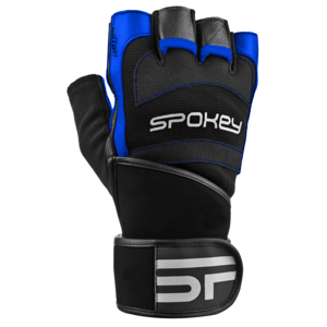 Fitness rukavice SPOKEY Miton čierno-modré - veľ. XL