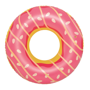 Nafukovacie lehátko Jambo Donut Ring - šiška 125 cm - ružové