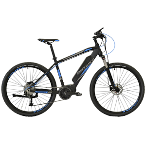 Horský elektrobicykel MAXBIKE E-Malawi 29 čierno-modrý - veľkosť rámu 21 "