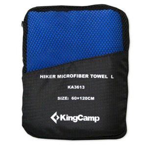 Multifunkčný rýchloschnúci uterák KING CAMP 60 x 120 cm modrý