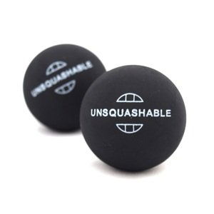 Squashové loptičky UNSQUASHABLE - 2ks - červená bodka