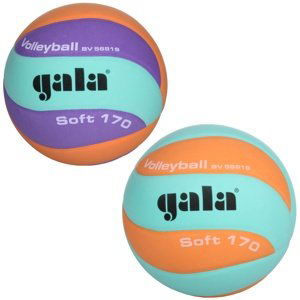 Volejbalová lopta GALA Soft 170 BV 5681S oranžovo-zelený