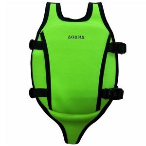 Plávacia vesta AGAMA detská zelená 2-3 (15-18 kg)