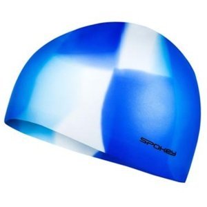 Plavecká čiapka SPOKEY Abstract - modro-biela
