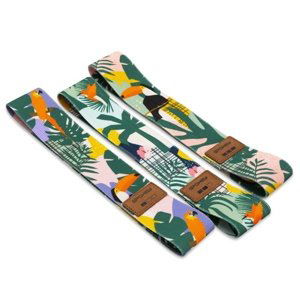 Akčný set posilňovacích gúm SPOKEY Home Jungle + obal