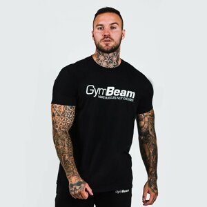 GymBeam Tričko Make Muscles Black  XXL