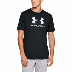 Under Armour Tričko Sportsstyle Logo SS Black  M