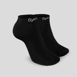 GymBeam Ponožky Ankle Socks 3Pack Black  L/XL