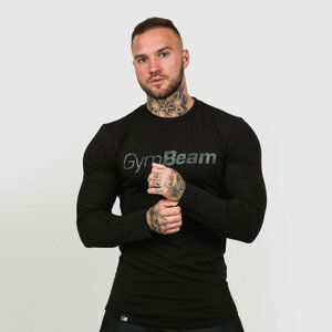 GymBeam T-shirt Long Sleeve Leisure Black  S