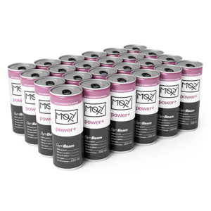 GymBeam MOXY power+ Energy Drink 24 x 330 ml lesné ovocie