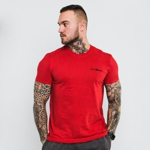 GymBeam Men‘s T-shirt Basic Cherry Red  L