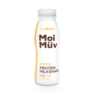 GymBeam MoiMüv Protein Milkshake 250 ml vanilka