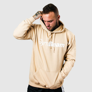 GymBeam Mikina PRO Hoodie Sand  M