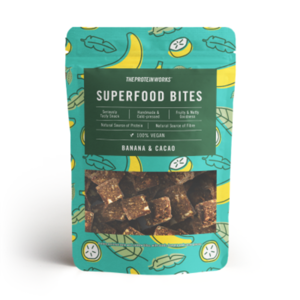 The Protein Works Superfood Bites 140 g surová indonézska čokoláda