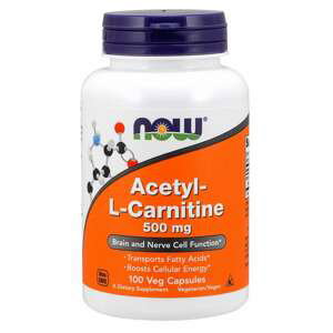 NOW Foods Acetyl L-Karnitín 500 mg 100 kaps.
