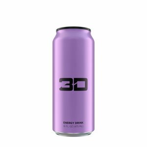 3D Energy Drink 473 ml jahodová limonáda