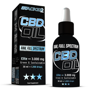 Stacker2 CBD Konopný olej Elite 3000 mg 30 ml