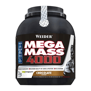 Gainer Giant Mega Mass 4000 - Weider 3000 g vanilka