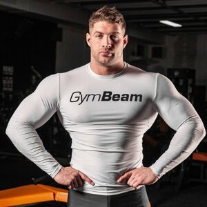 Gym Beam Kompresné tričko Spiro White/Black  XL