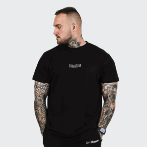 GymBeam Tričko FIT Black  XXL