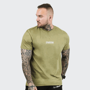 GymBeam Tričko FIT Olive  S