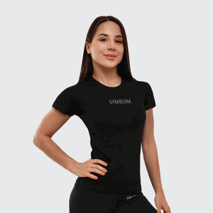 GymBeam Dámske tričko FIT Black  M