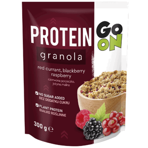 Go On Proteínová granola 300 g červené ríbezle, černice, maliny