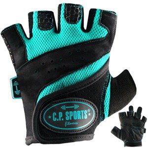 C.P. Sports Fitness rukavice tyrkysové  S