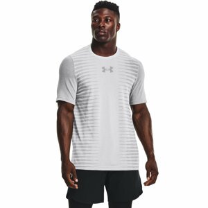 Under Armour Tričko Seamless Wordmark SS Grey  XL