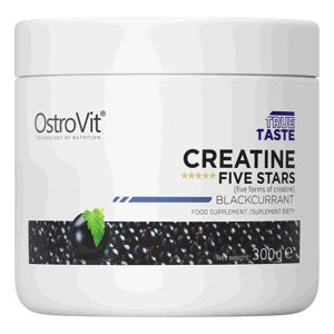 OstroVit Five Stars Kreatín 300 g čierne ríbezle