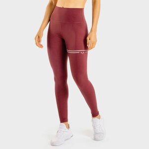 SQUATWOLF Dámske legíny Flux Maroon  S