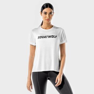 SQUATWOLF Dámske tričko Iconic White  XL