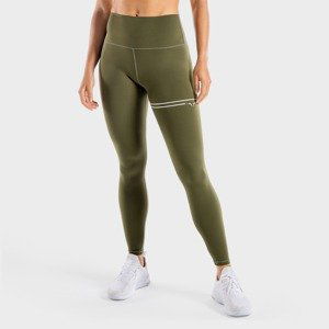 SQUATWOLF Dámske legíny Flux Khaki  L