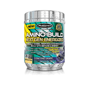 MuscleTech Amino Build Next Gen Energized 280 g modrá malina