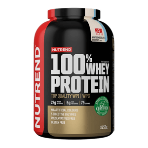 Nutrend 100% Whey Protein 2250 g vanilka