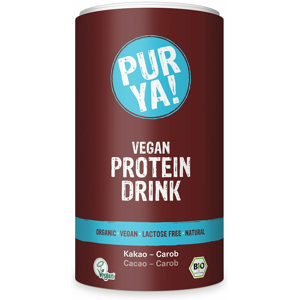 PURYA! Vegan Protein Drink BIO 550 g jahoda vanilka