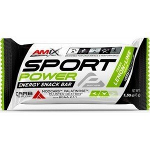 Tyčinka Amix Amix Sport Power Energy Snack Bar s kofeinem-45g-Lemon-Lime