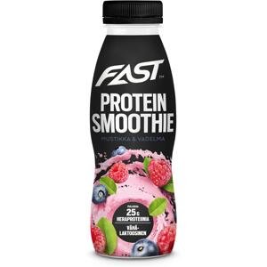 Nápoj FAST Natural Protein Smoothie blueberry-raspberry 330 ml