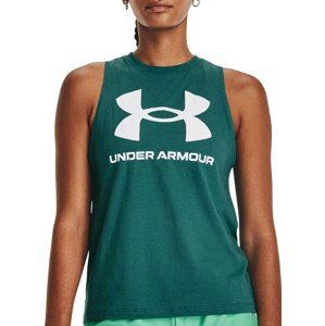 Tielko Under Armour UA LIVE SPORTSTYLE TANK-GRN