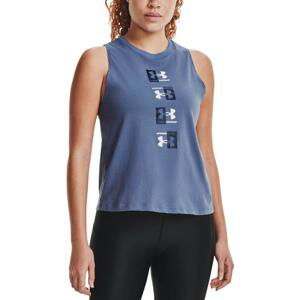 Tielko Under Armour Live UA Repeat Muscle Tank-BLU