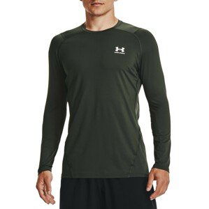 Tričko s dlhým rukávom Under Armour UA HG Armour Fitted LS-GRN