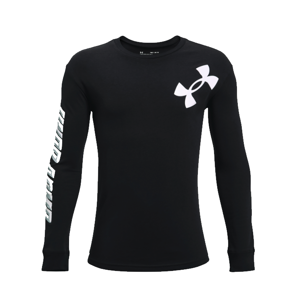 Tričko s dlhým rukávom Under Armour Boys SWISH LS Tee-BLK