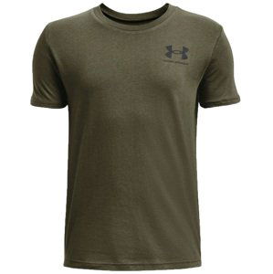 Tričko Under Armour UA SPORTSTYLE LEFT CHEST SS-GRN