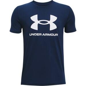 Tričko Under Armour UA Sportstyle Logo SS-NVY